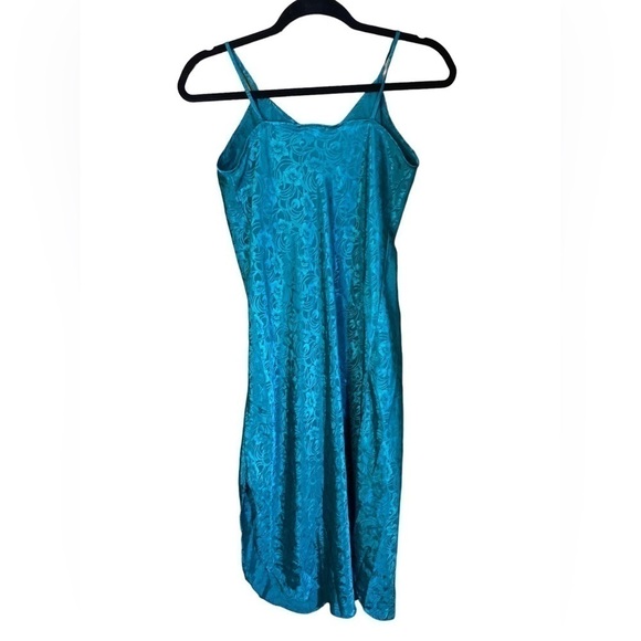 ALEXANDRA Nicole Green Slip Muni Dress Vintage - Picture 3 of 7